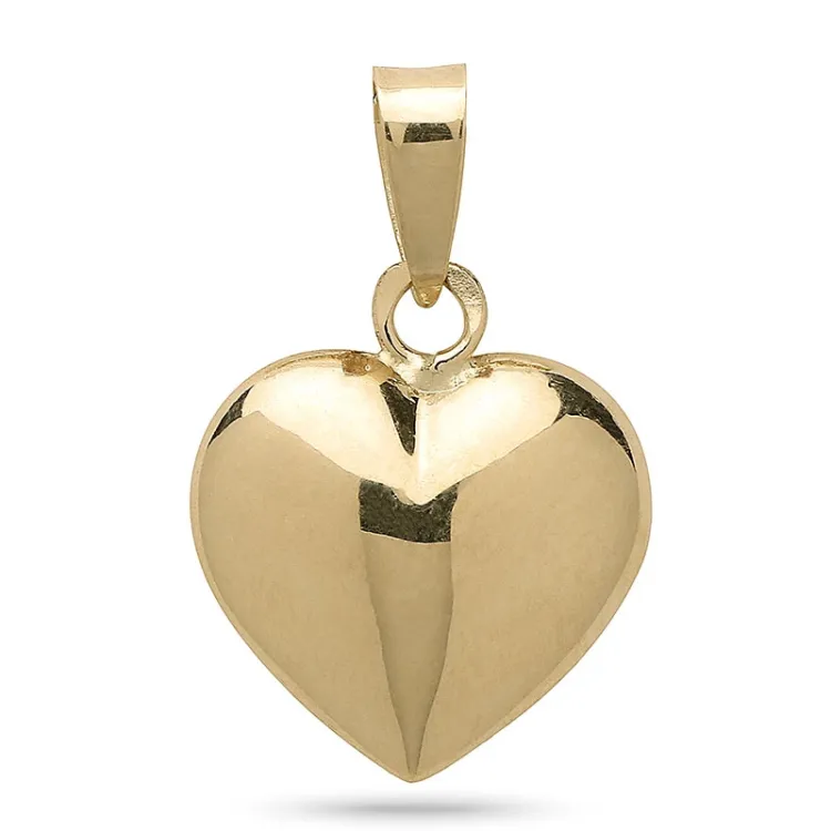 12 x 13 mm hjerte vedhæng i 8 karat guld - Amoré