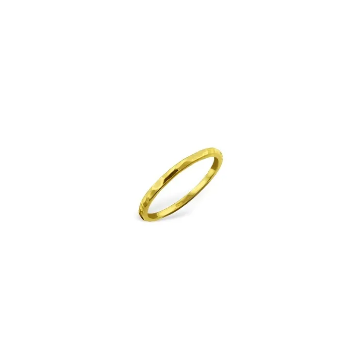 Forgyldt led ring i forgyldt sølv