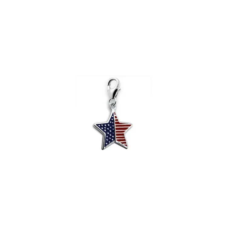 USA charms til armbånd i sølv