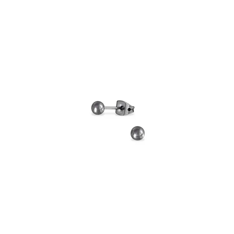 4 mm kugle ørestikker i titanium