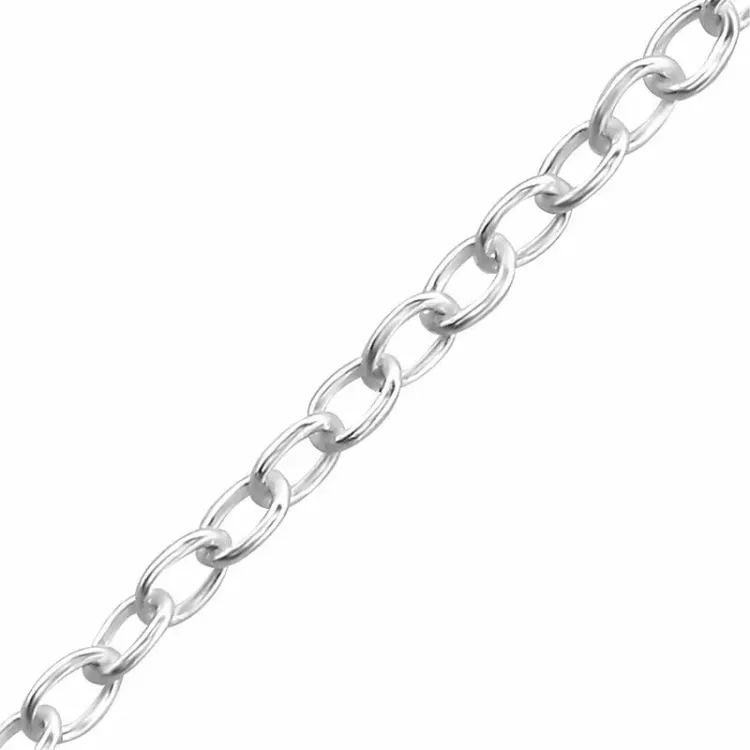 ankelkæde i sølv 24 cm 3 cm x 1,0 mm