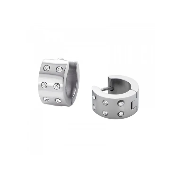 13 mm krystal creoler i stål