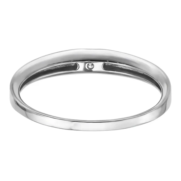 lab grown diamant solitairering i rhodineret sølv
