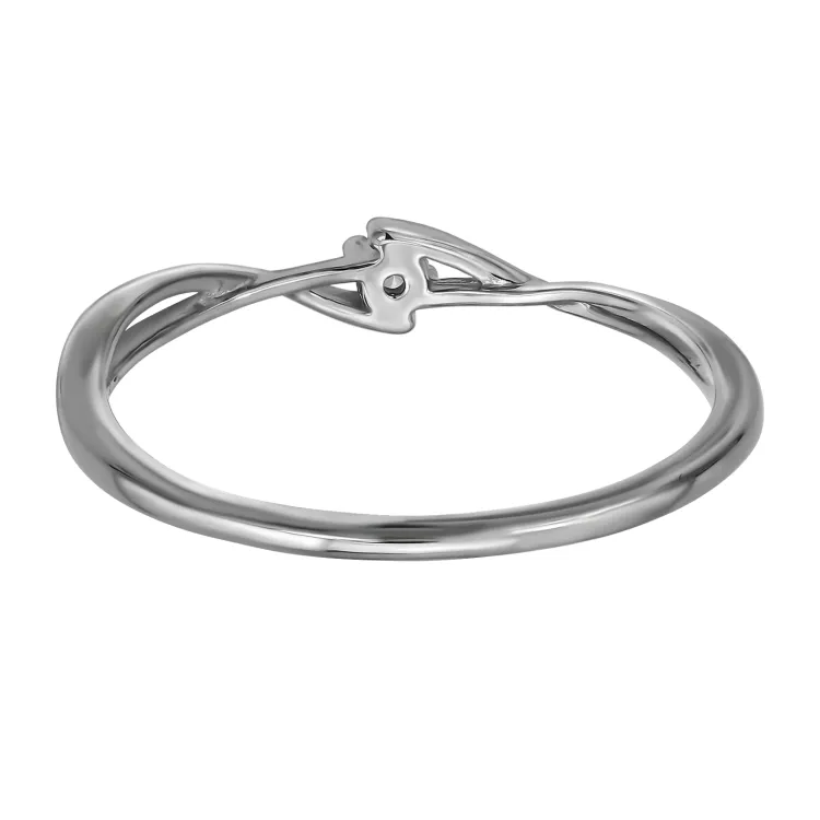 lab grown diamant ring i rhodineret sølv