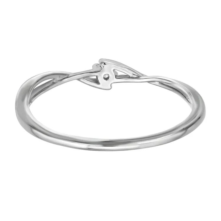 lab grown diamant ring i rhodineret sølv
