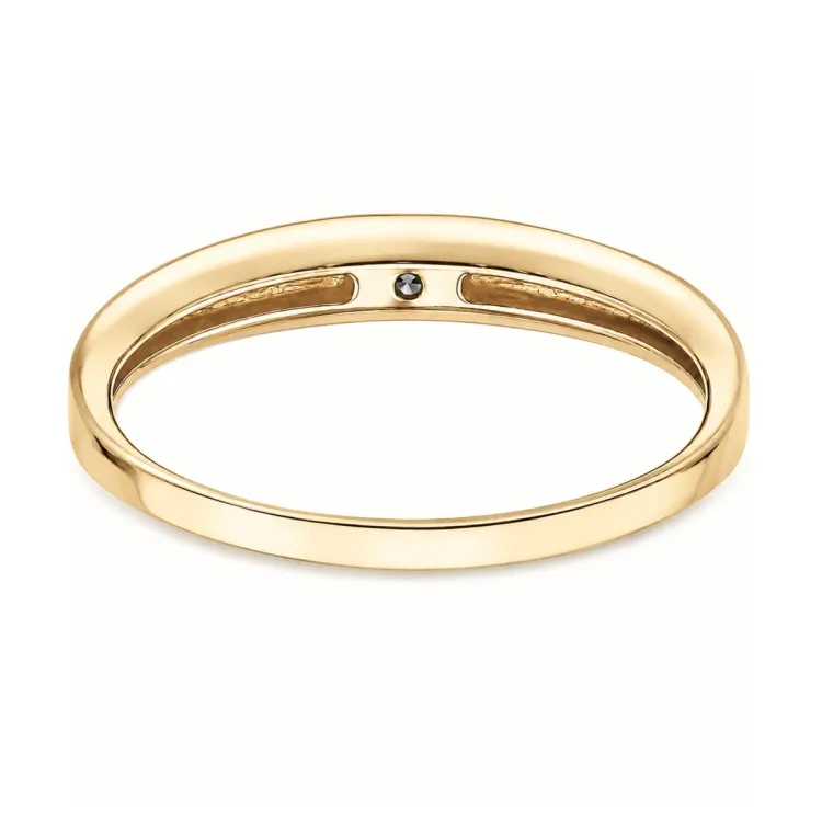 lab grown diamant solitairering i forgyldt sølv