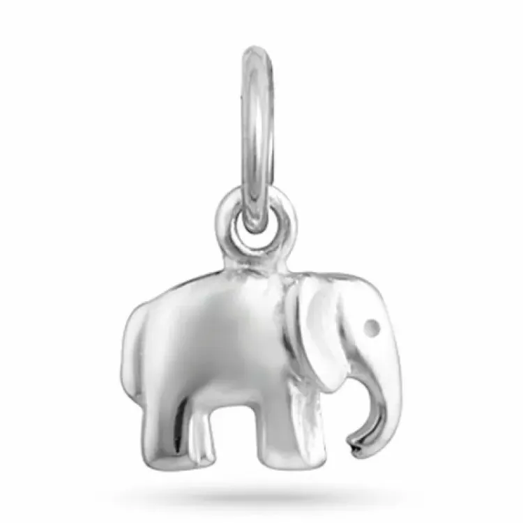 Elefant vedhæng i sølv
