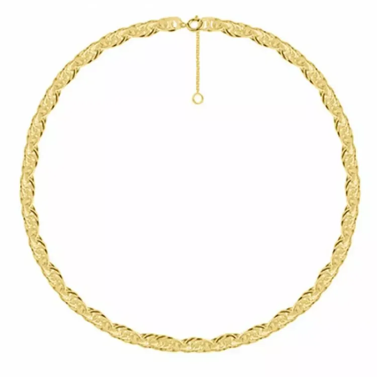 Armbånd i forgyldt sølv 17+2 cm x