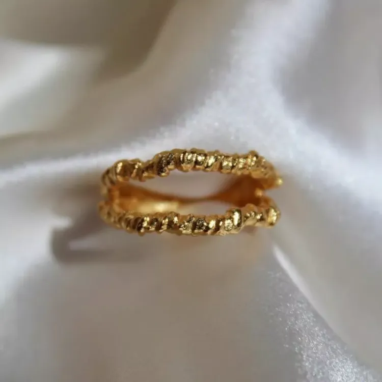Hultquist Savannah ring i forgyldt sølv