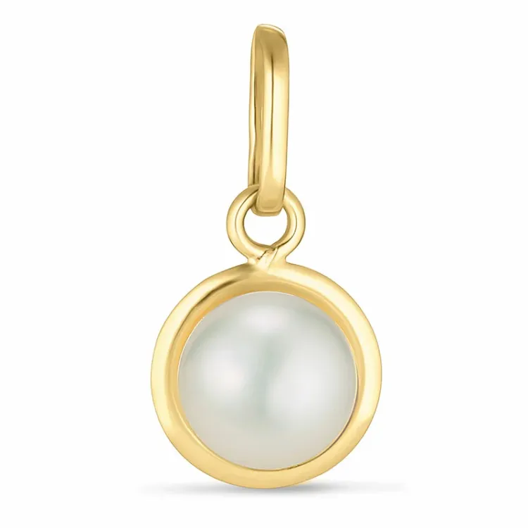 6 mm perle vedhæng i 9 karat guld - Gold Collection