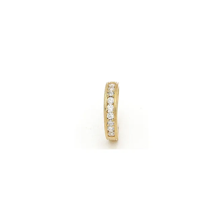 hvid zirkon ring i 9 karat guld