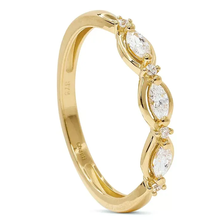 Kollektionsprøve ring i 9 karat guld