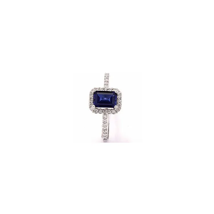 ring i 8 karat hvidguld