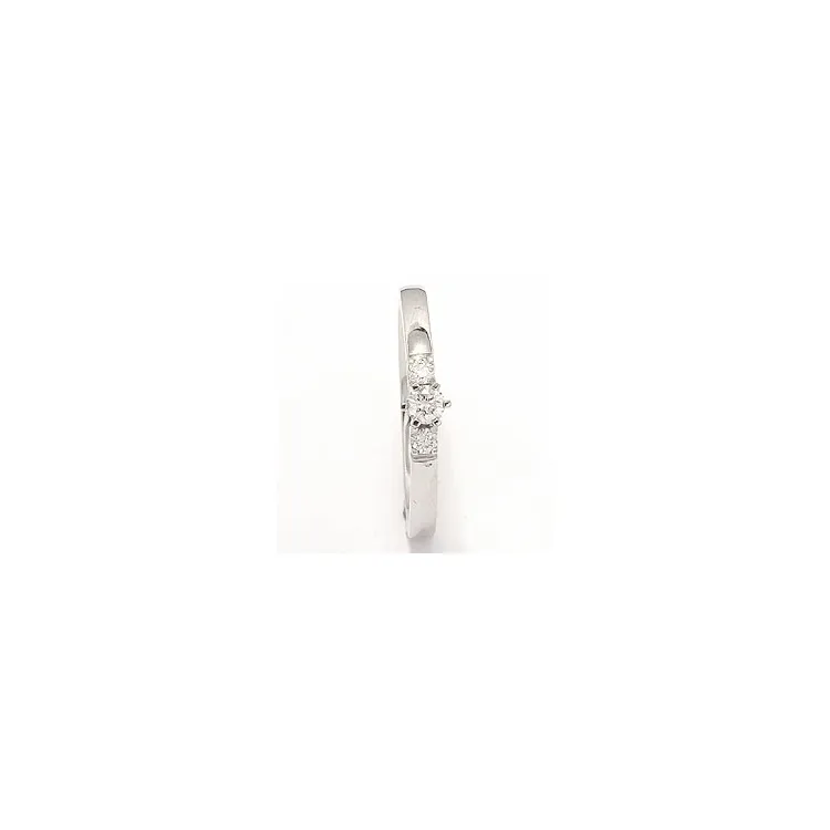 bestillingsvare - diamant ring i 14 karat hvidguld 0,10 ct 0,08 ct