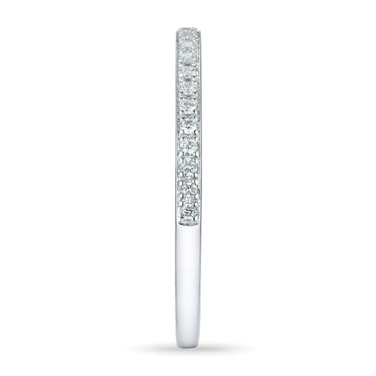 Diamant ring i 14 karat hvidguld 0,09 ct