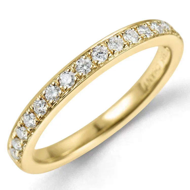 Kollektionsprøve diamantring i 14 karat guld 0,26 ct
