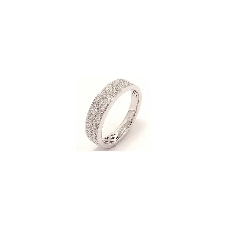 Diamant ring i 14 karat hvidguld 0,31 ct