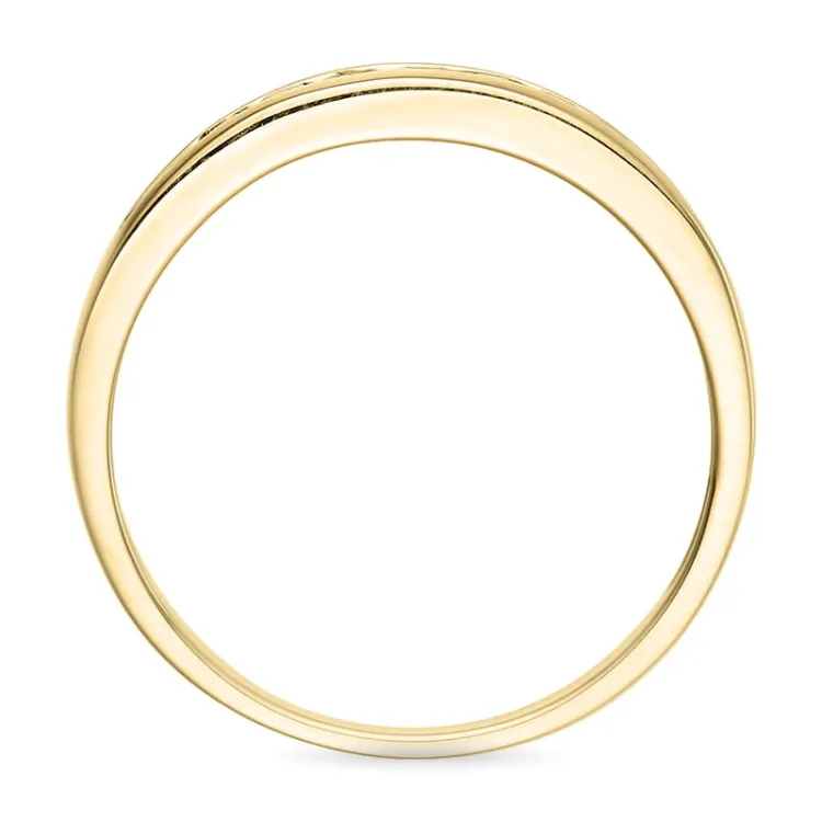 Smaragd guld ring i 14 karat guld 0,11 ct 0,21 ct