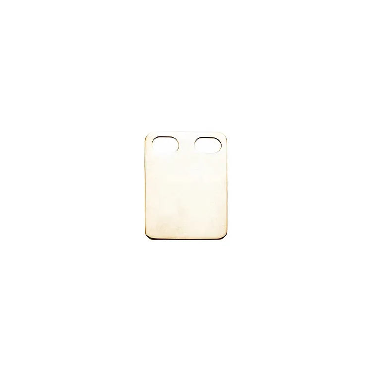 Scrouples ID plade i 8 karat guld