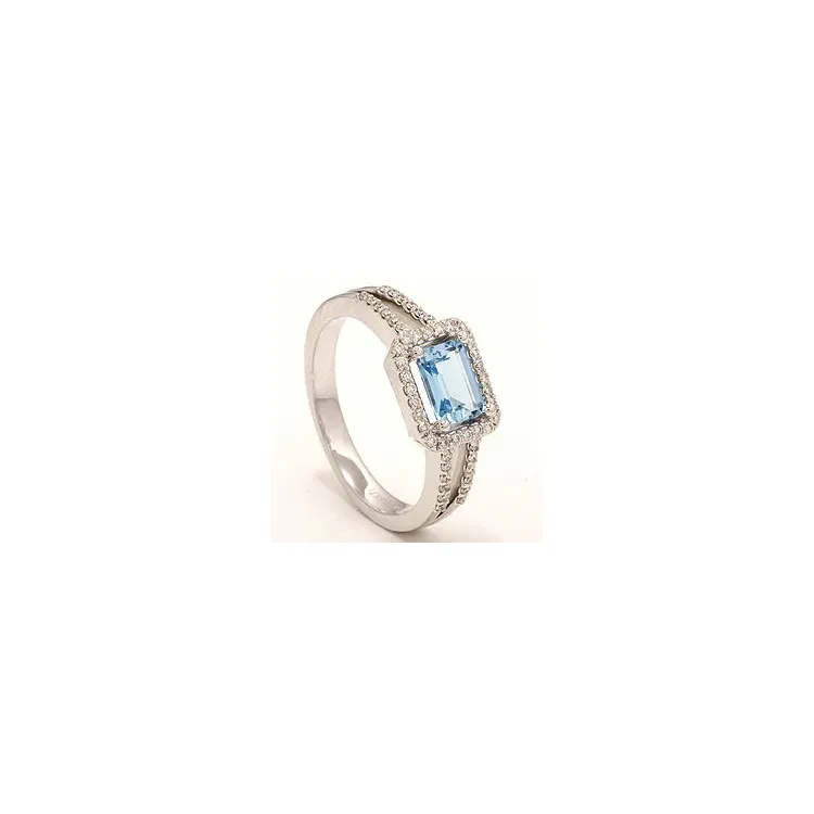 diamantring i 14 karat hvidguld 0,25  ct 1,20  ct