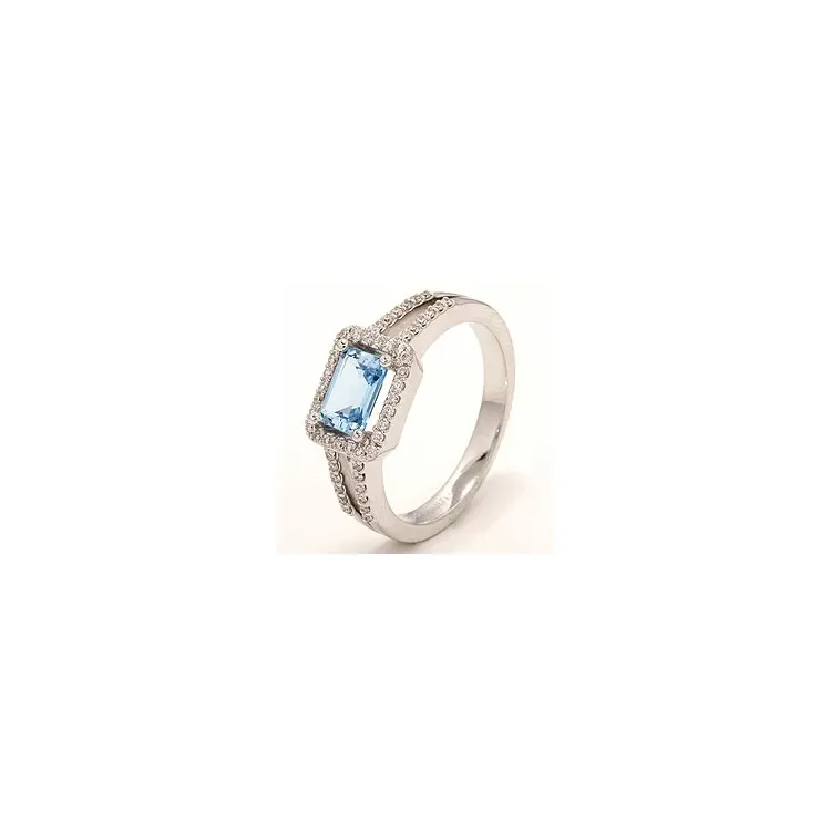 diamantring i 14 karat hvidguld 0,25  ct 1,20  ct