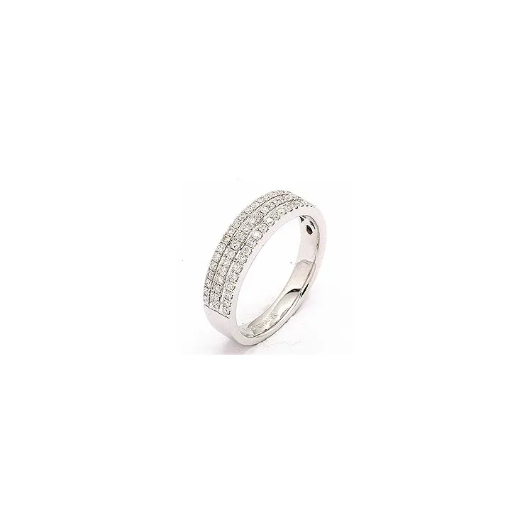 bestillingsvare - diamant ring i 14 karat hvidguld 0,40 ct