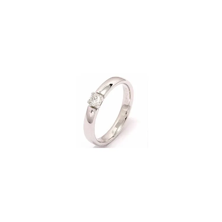 hvidgulds ring i 14 karat hvidguld 0,20 ct