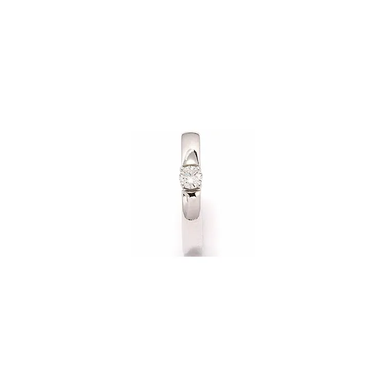 hvidgulds ring i 14 karat hvidguld 0,20 ct