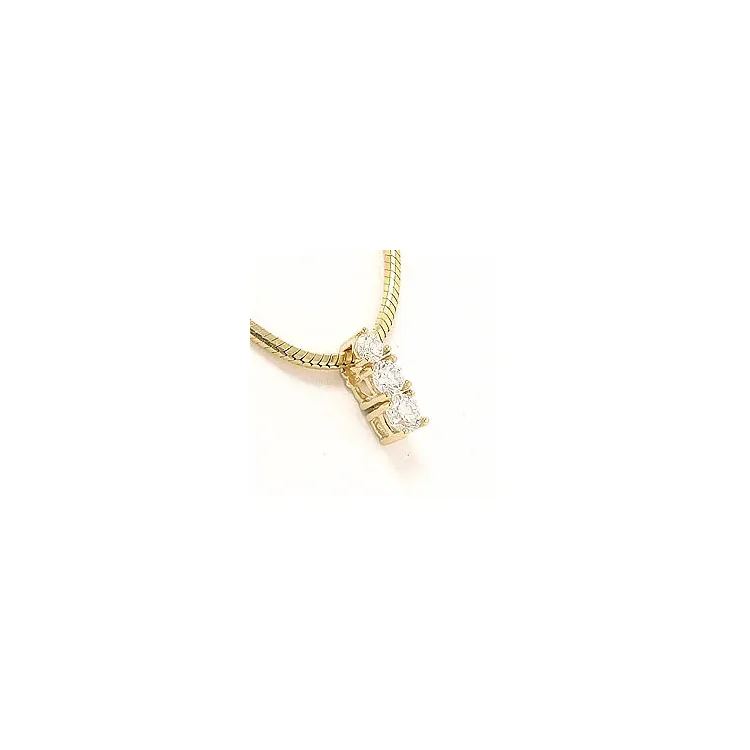 Diamantvedhæng i 14 karat guld 0,20 ct