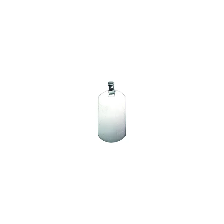 Aagaard dogtag i sølv