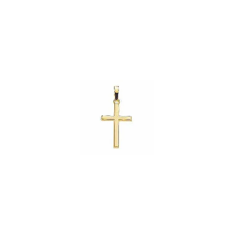 12 x 21 mm Aagaard kors vedhæng i 14 karat guld