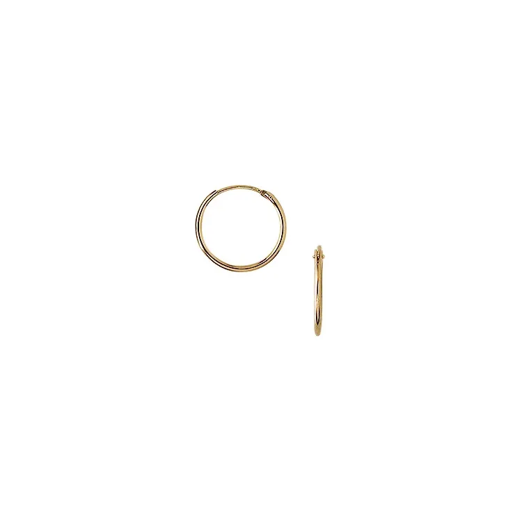 16 mm Aagaard creoler i 8 karat guld