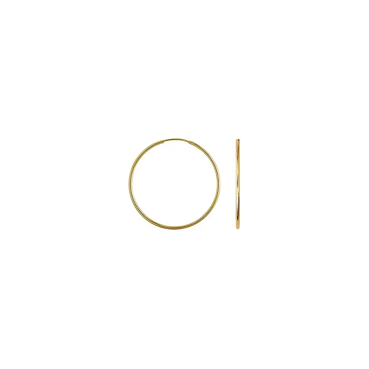45 mm Aagaard creoler i 8 karat guld