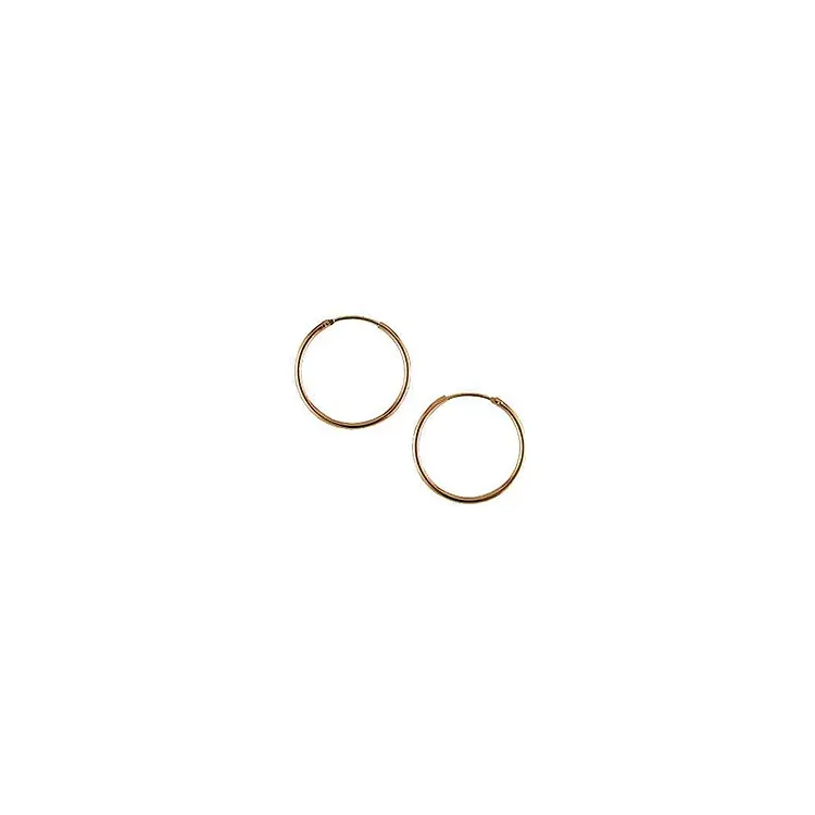 25 mm Aagaard creoler i 14 karat guld