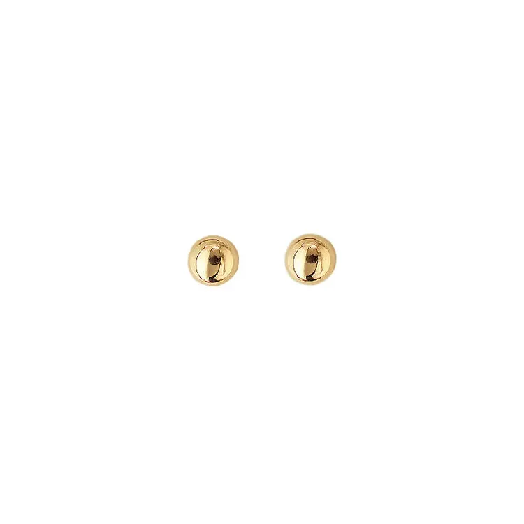6 mm Aagaard kugle ørestikker i 14 karat guld