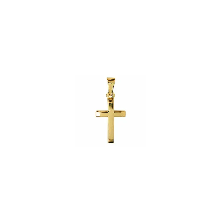 10 x 17,5 mm Aagaard kors vedhæng i 8 karat guld