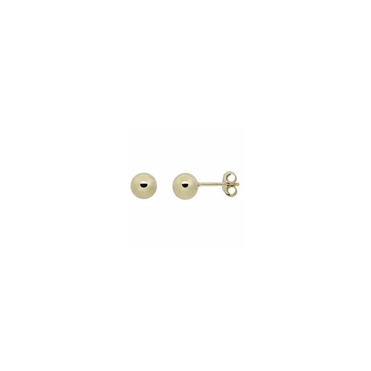 6 mm Støvring Design kugle øreringe i 8 karat guld