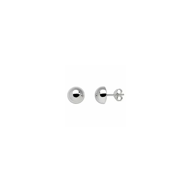 8 mm Støvring Design øreringe i sølv