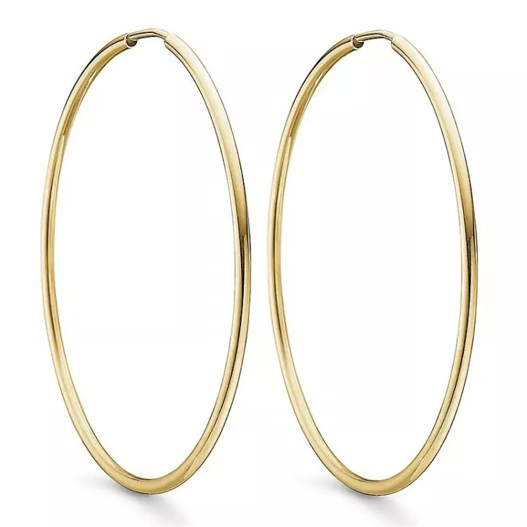 40 mm Støvring Design creoler i 8 karat guld