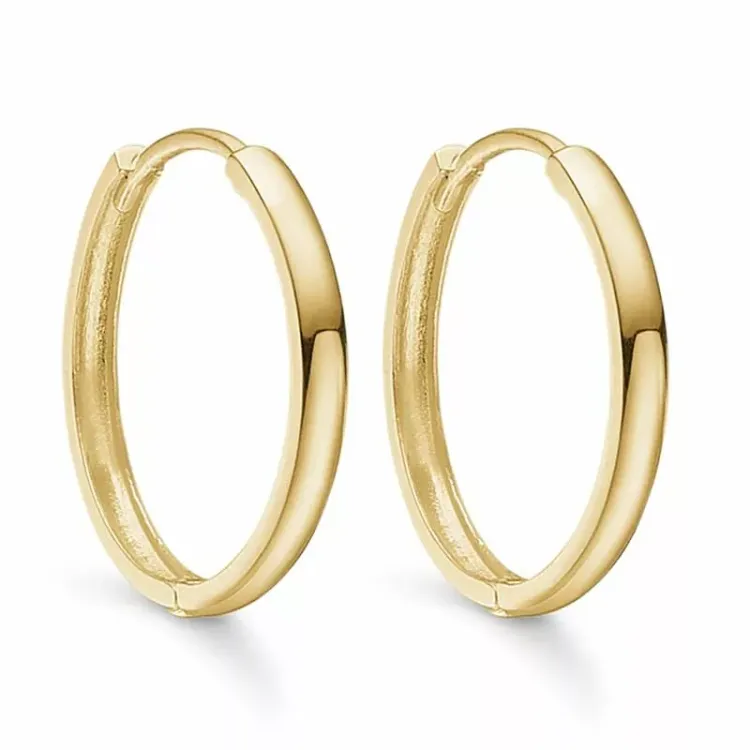 20 mm Støvring Design creoler i 8 karat guld