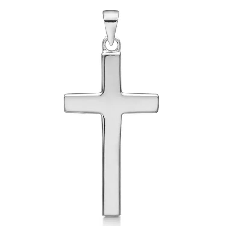 15 x 26 mm Støvring Design kors vedhæng i sølv
