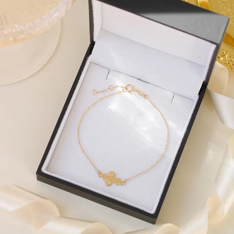 13 x 8 mm Siersbøl dagmarkors armbånd i 9 karat guld