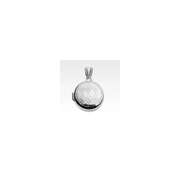 20 mm medaljon i sølv