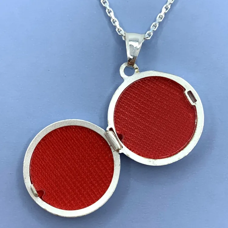 20 mm medaljon i sølv