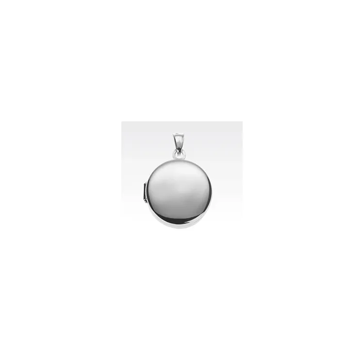 24 mm medaljon i sølv