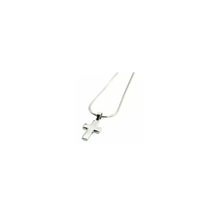 13 x 29,5 mm kors vedhæng i sølv