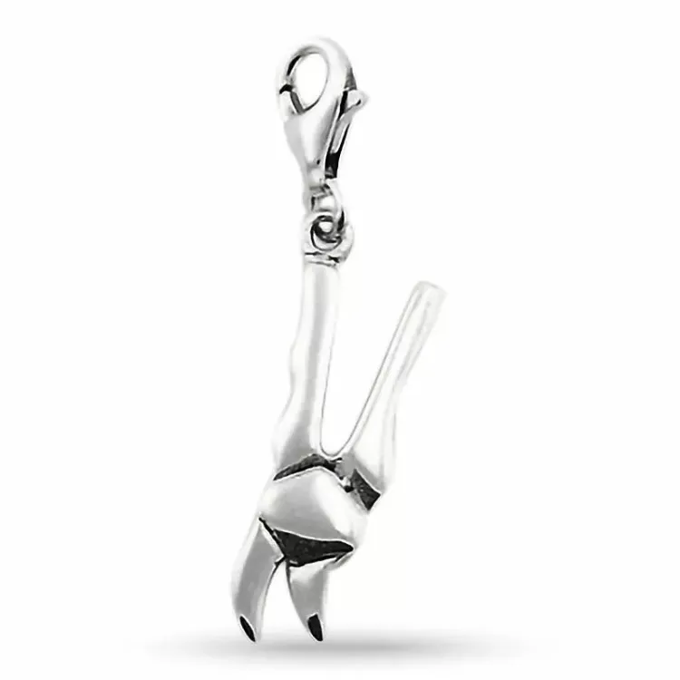 Tang charm i sølv