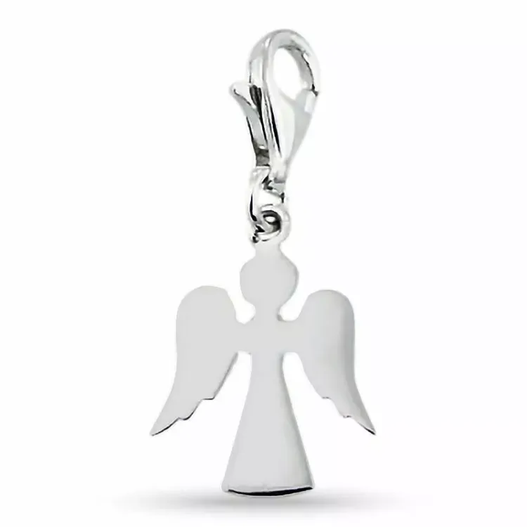 engel charm i sølv