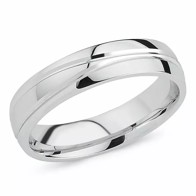 Herrering i rhodineret sølv