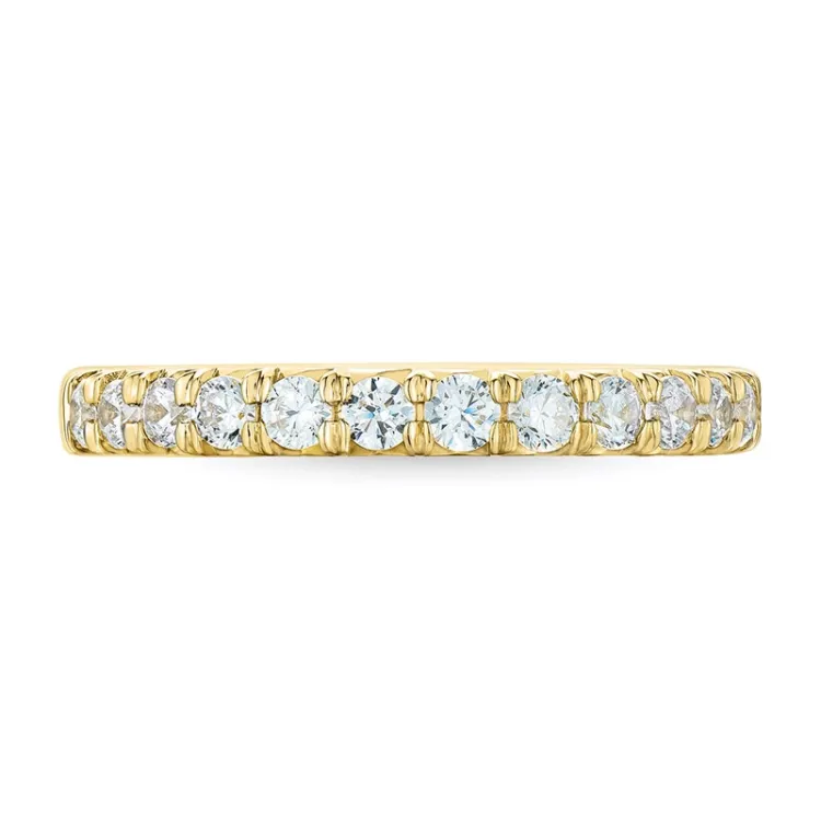 zirkon guldring i 9 karat guld